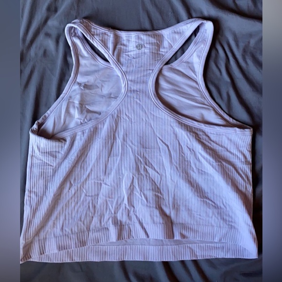 Lululemon tank top with built in sports bra. - Picture 2 of 2